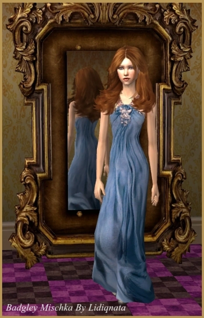 tf olsen sisters dress 2 by lidiqnata sims 2
